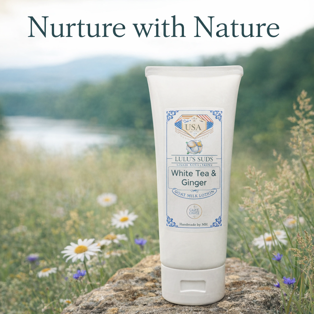 White Tea & Ginger Goat Milk Lotion 8 oz.