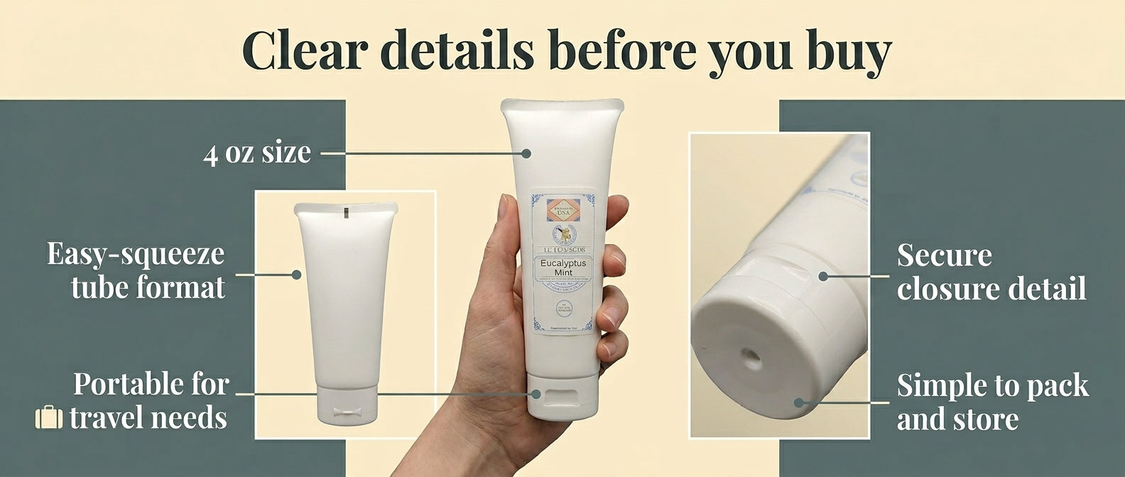 Eucalyptus Mint Goat Milk Lotion 8 oz.