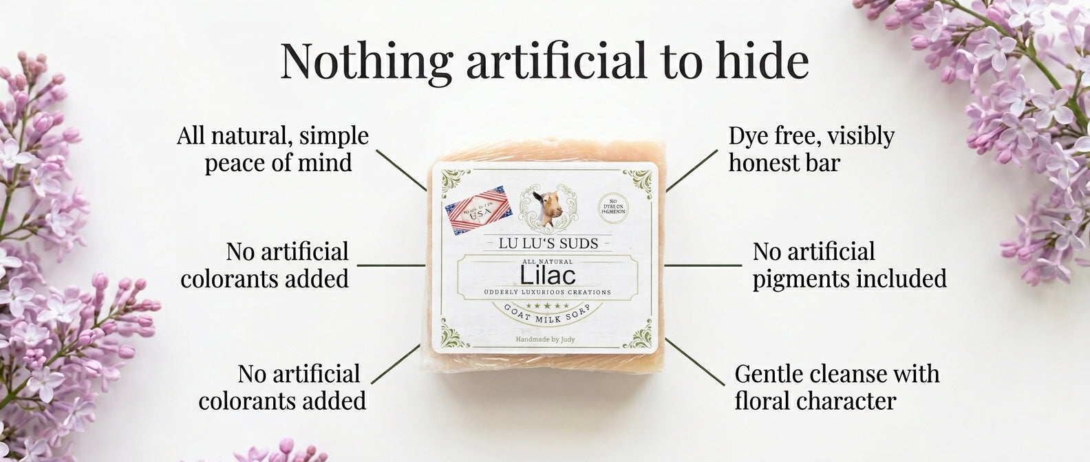 Lilac Goat Milk Soap 5 oz.