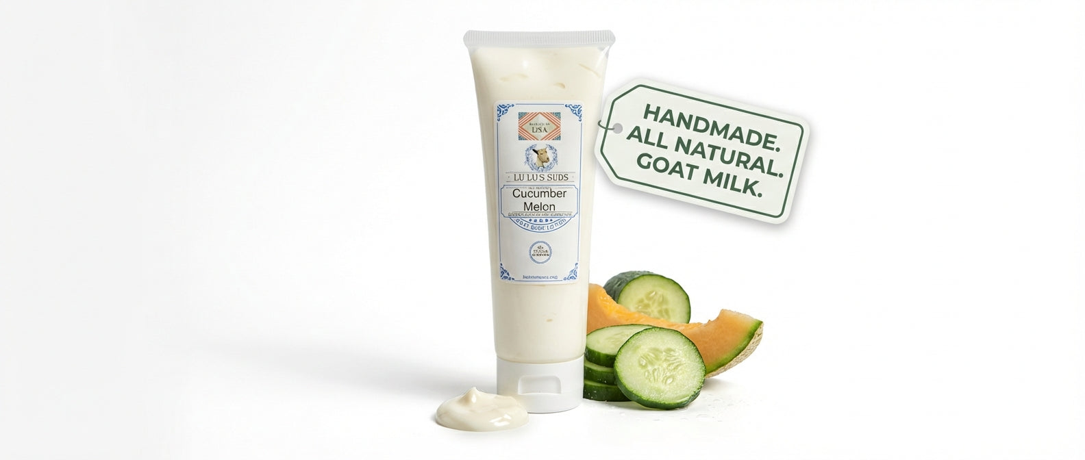 Cucumber Melon Goat Milk Lotion 8 oz.