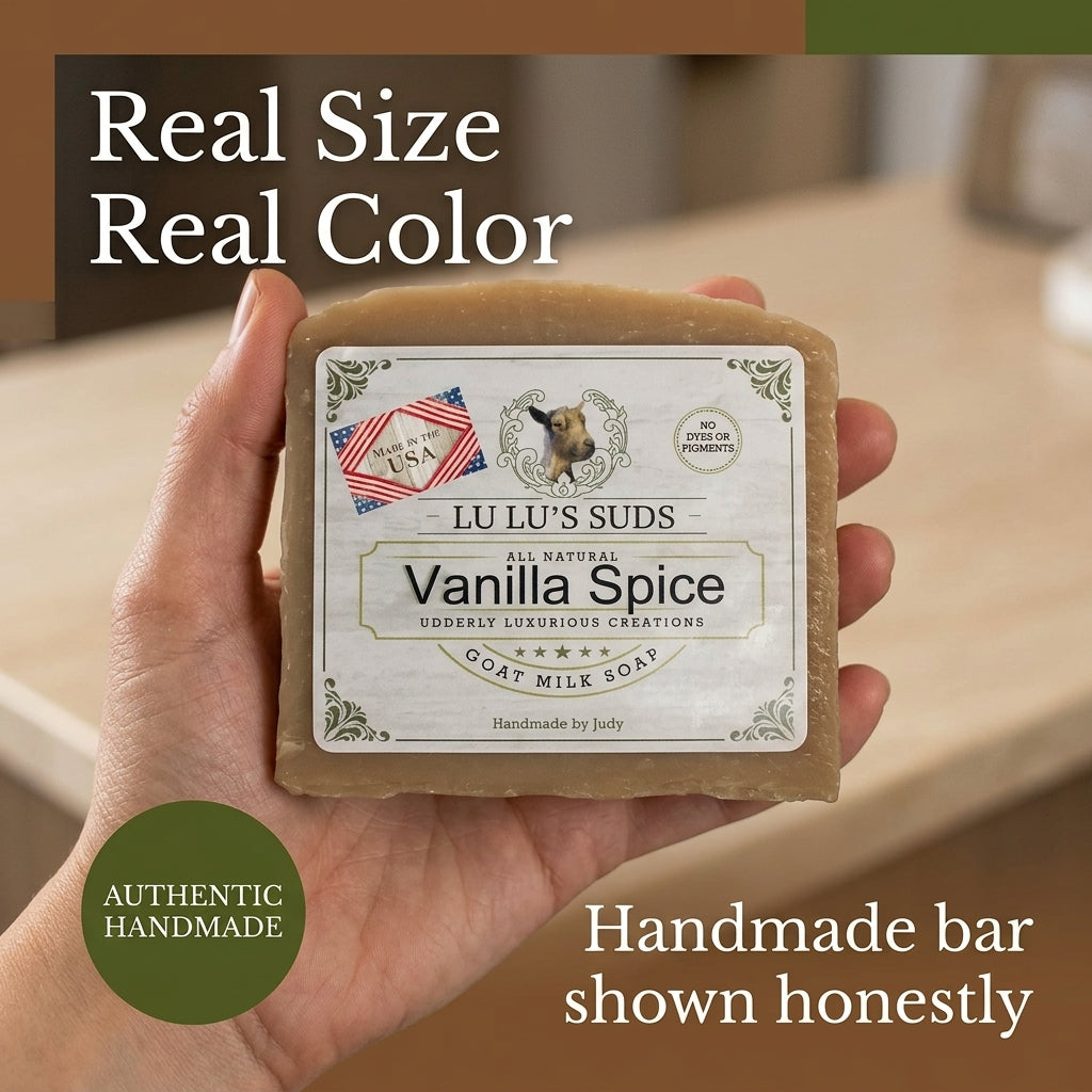 Vanilla Spice Goat Milk Soap 5 oz.
