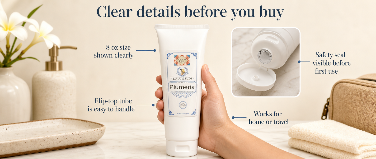 Plumeria Goat Milk Lotion 8 oz.
