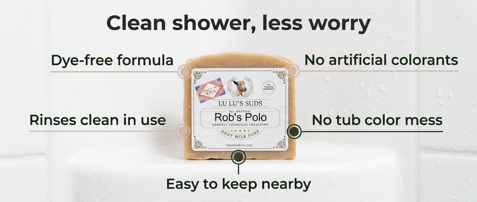 Rob's Polo Goat Milk Soap 5 oz.