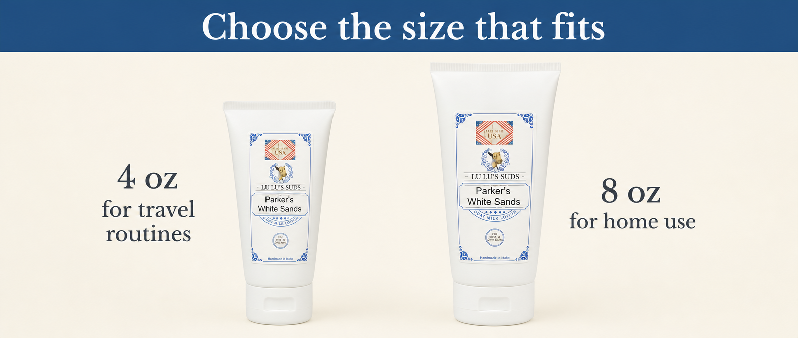 Parker's White Sands Goat Milk Lotion 8 oz.