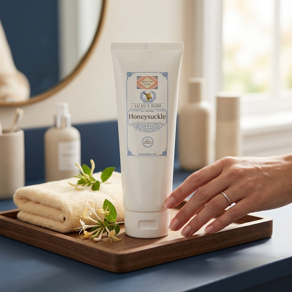 Honeysuckle Goat Milk Lotion 8 oz.