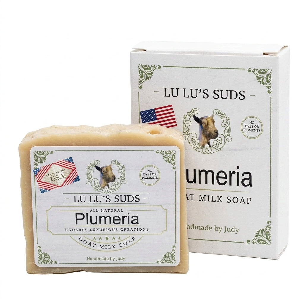 Plumeria Goat Milk Soap 5 oz.