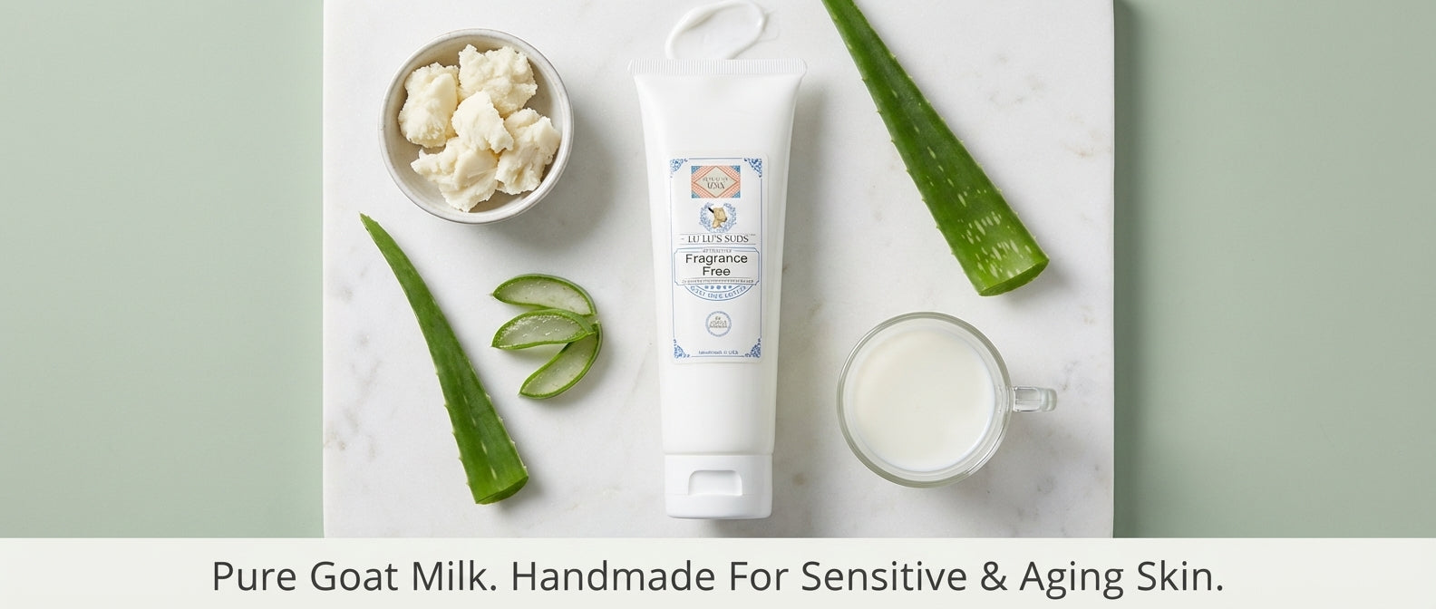 Fragrance Free Goat Milk Lotion 4 oz.
