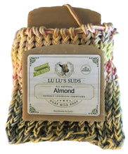Soap Bag 100% Cotton Hand Knitted City Beat & Buttercup