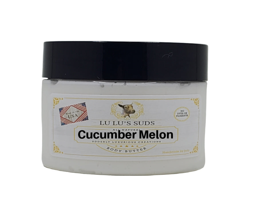 Cucumber Melon Coconut Shea  Body Butter 4 oz.