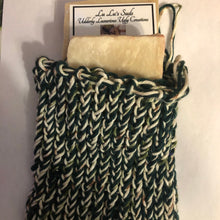 Soap Bag 100% Cotton Hand Knitted Forest & Woods