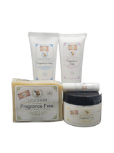 Fragrance Free Soap, Lotion, Body Butter, Body Shower Polish Gift Set