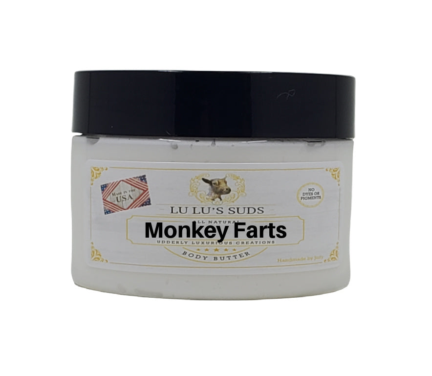 Monkey Farts Coconut Shea Body Butter 4 oz.