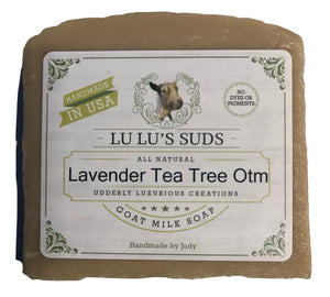 Lavender Tea Tree Oatmeal Goat Milk Soap 5 oz.