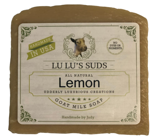 Lemon Goat Milk Soap 5 oz.