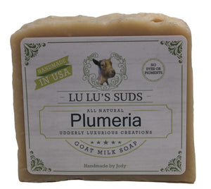 Plumeria Goat Milk Soap 5 oz.