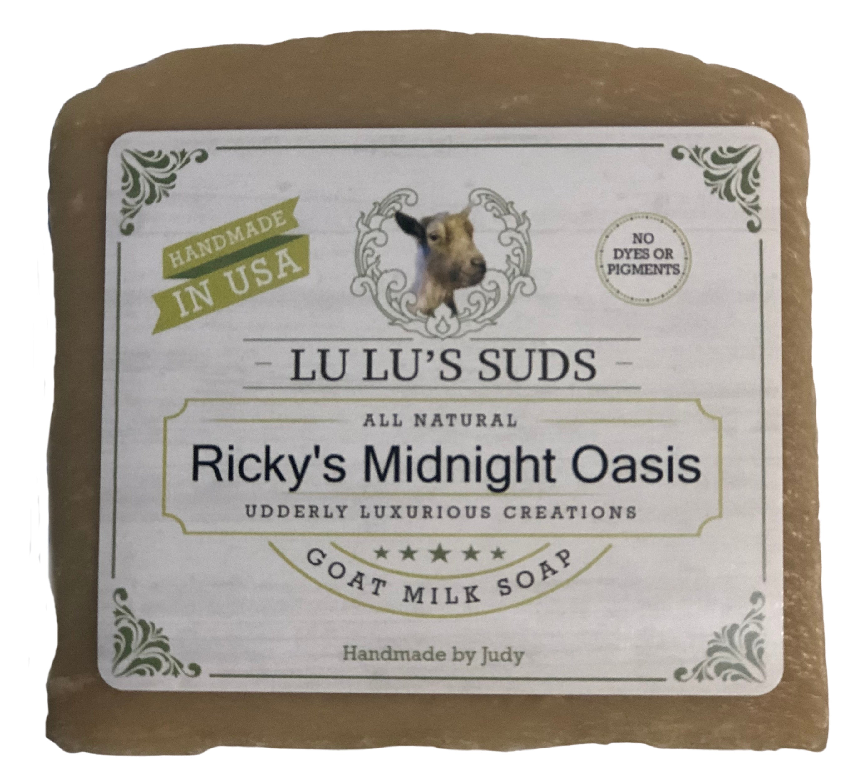 Ricky's Midnight Oasis Goat Milk Soap 5 oz.