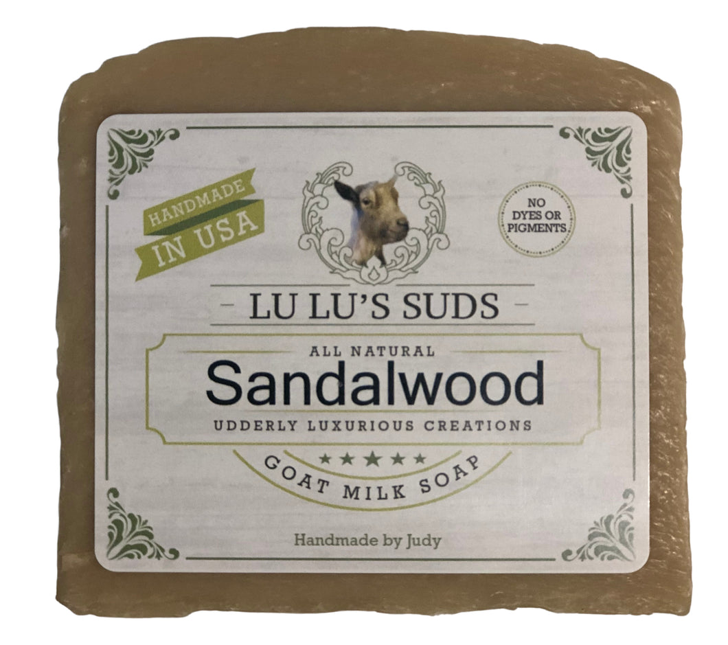 Sandalwood Goat Milk Soap 5 oz.