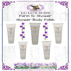 Almond Body Shower Polish 4 oz.