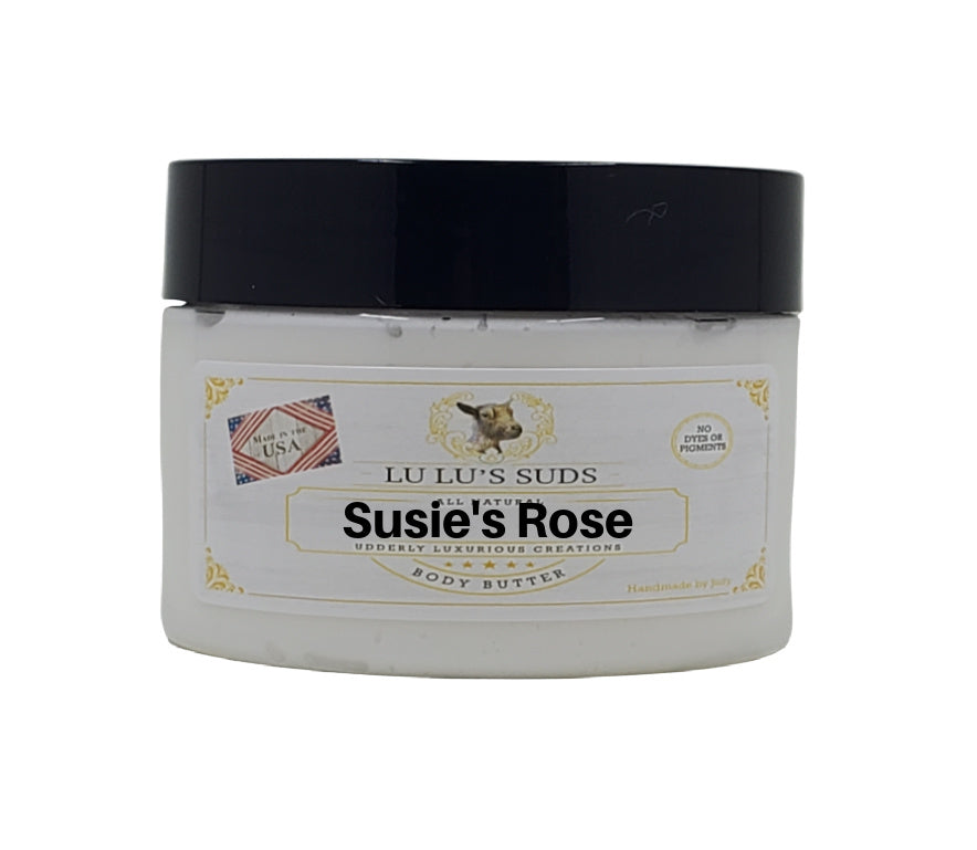 Susie's Rose Coconut Shea Body Butter 4 oz.